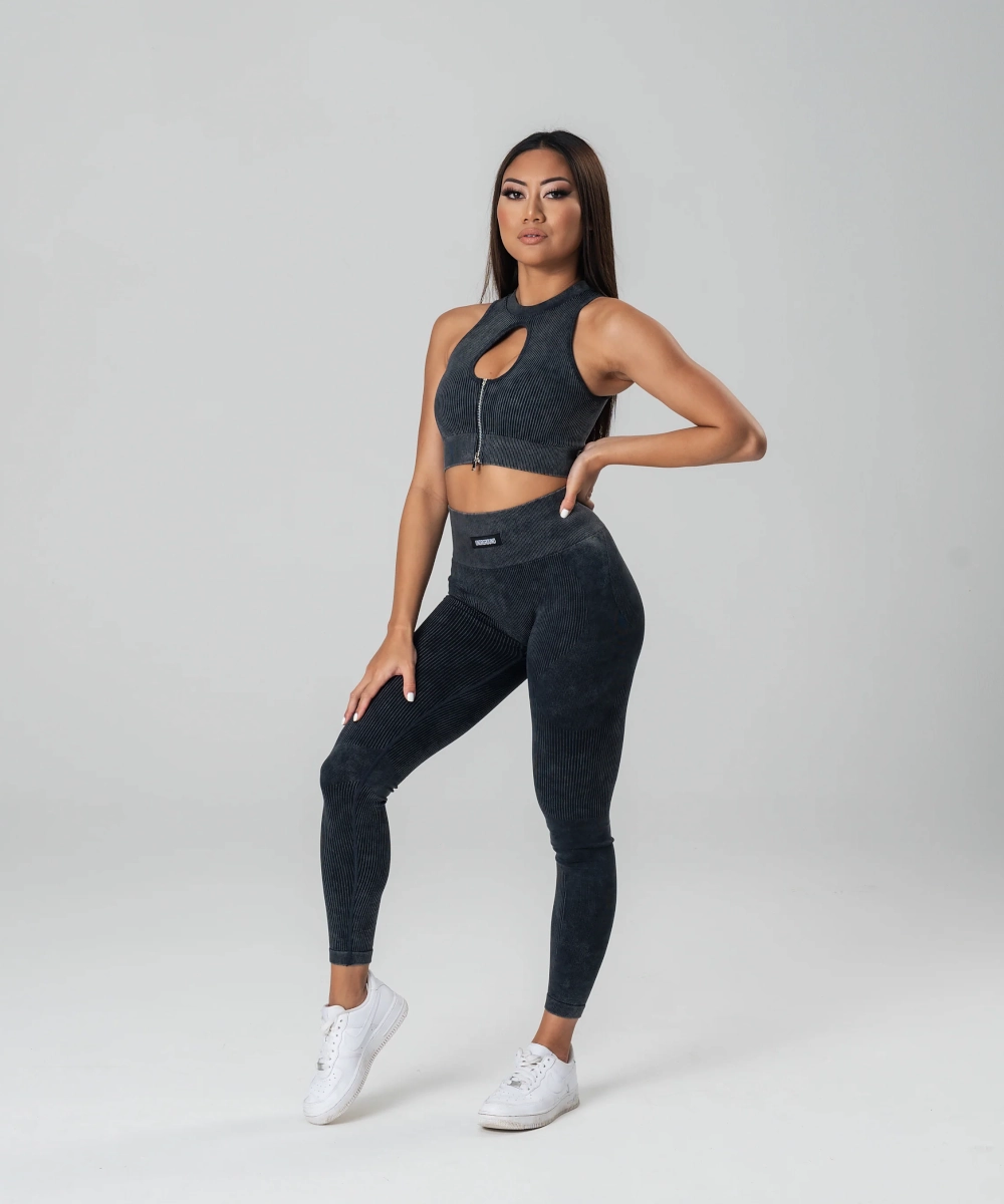 UNDRGROUND Ribbed Tights (Black) Hero Tale