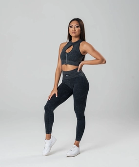 UNDRGROUND Ribbed Tights (Black) Hero Tale