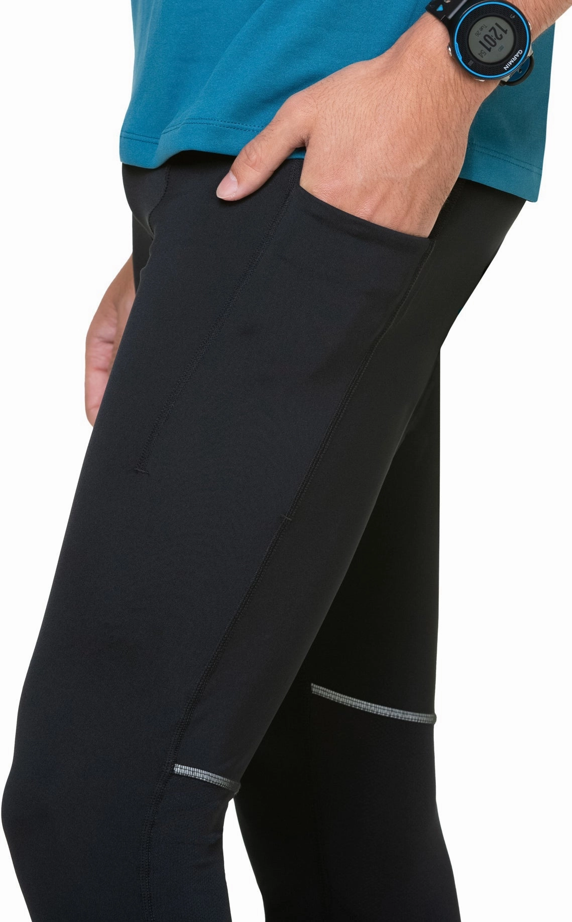 Male Ronhill Tech Paragon Mens Long Running Tights - Black