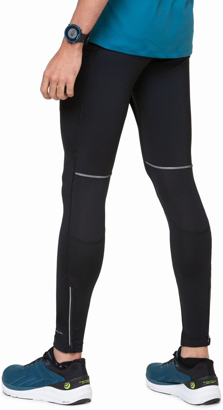 Ronhill Tech Paragon Mens Long Running Tights - Black Thin Warm-insulation
