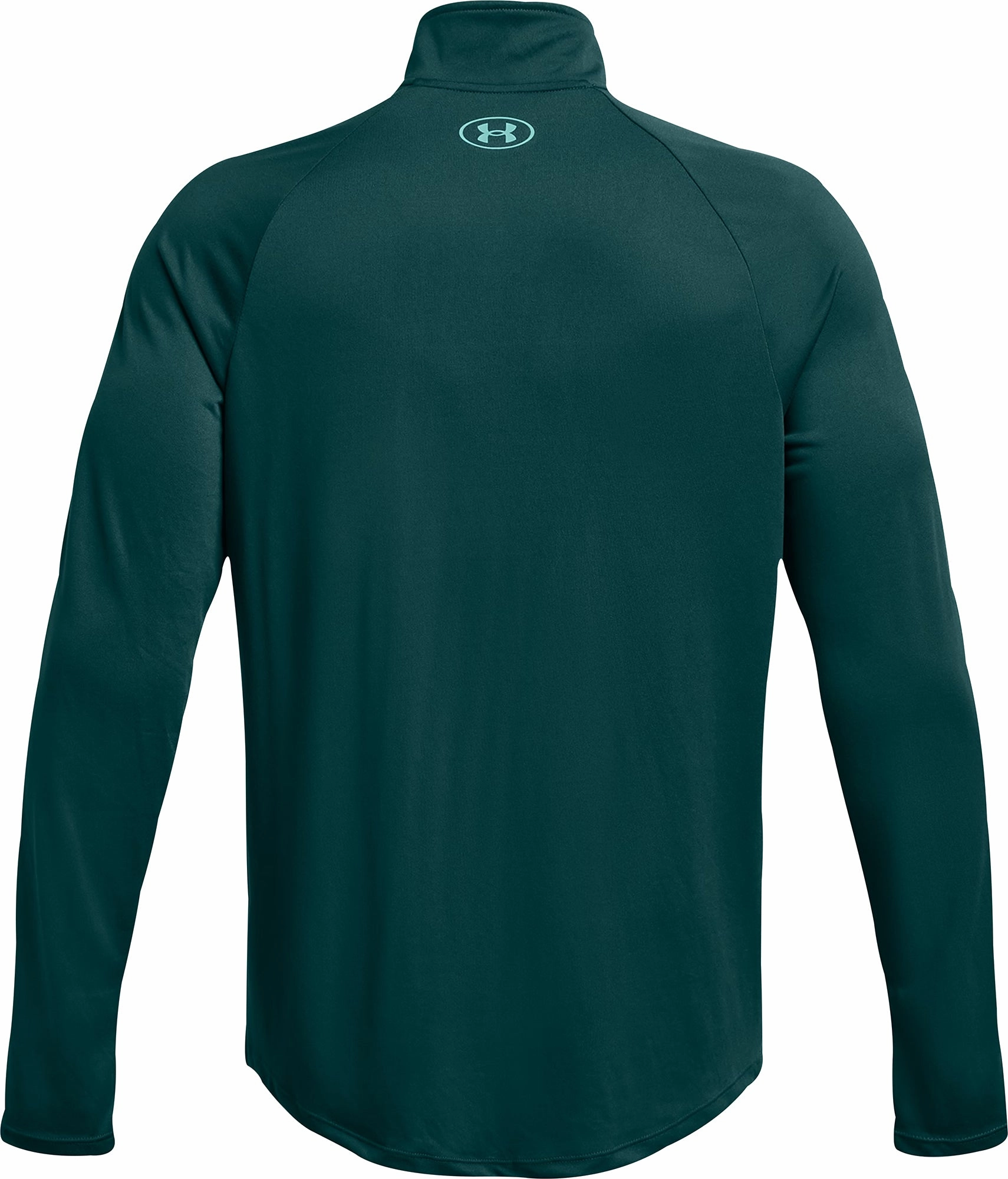 Under Armour Tech Half Zip Long Sleeve Mens Training Top - Green Cyber Glow
