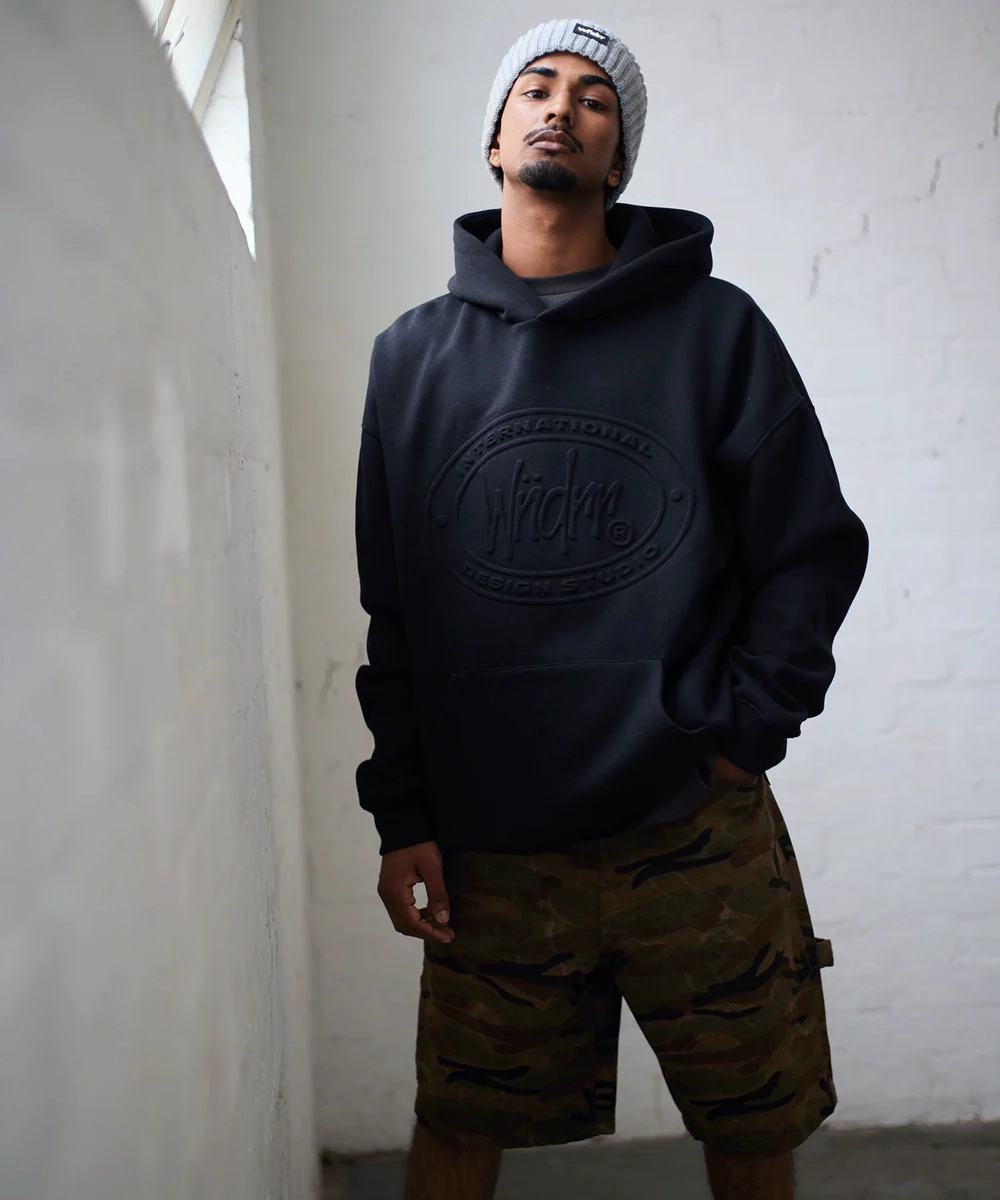 Quiet Luxury WNDRR Minted Hood Sweat (Black)