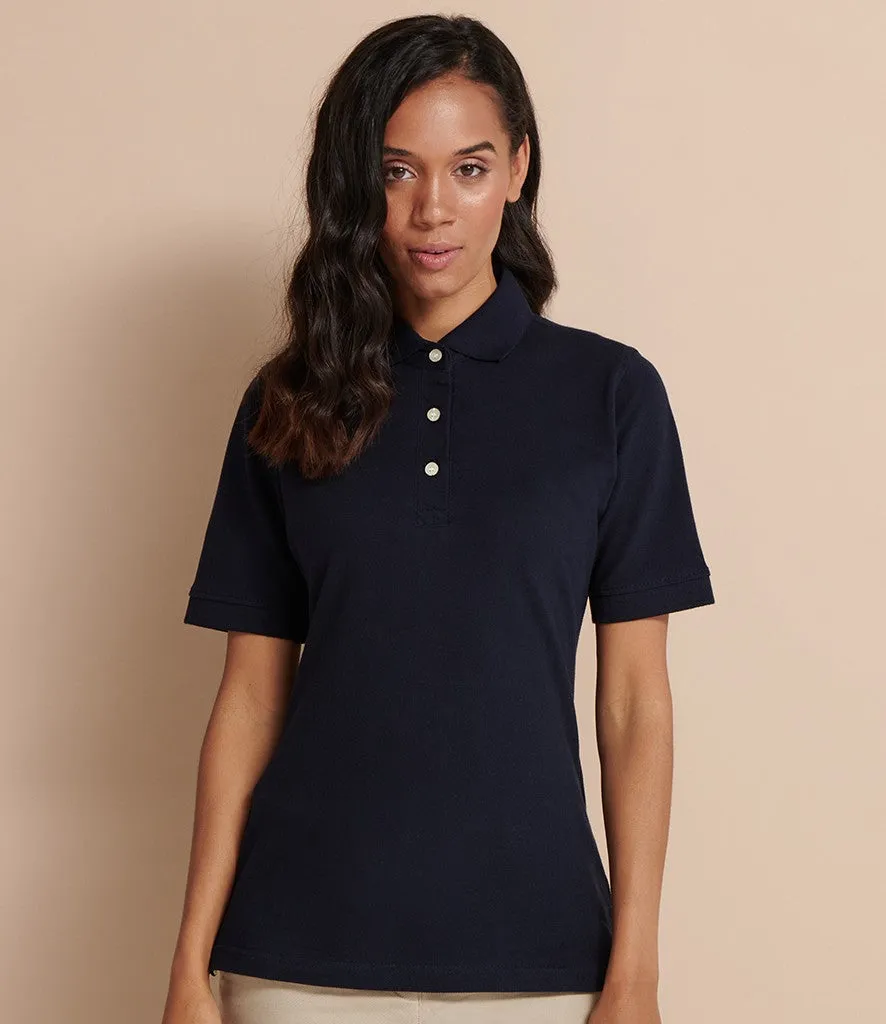 Ladies Classic Cotton Polo Shirt | BLACK Energy Mood HighCollar Style