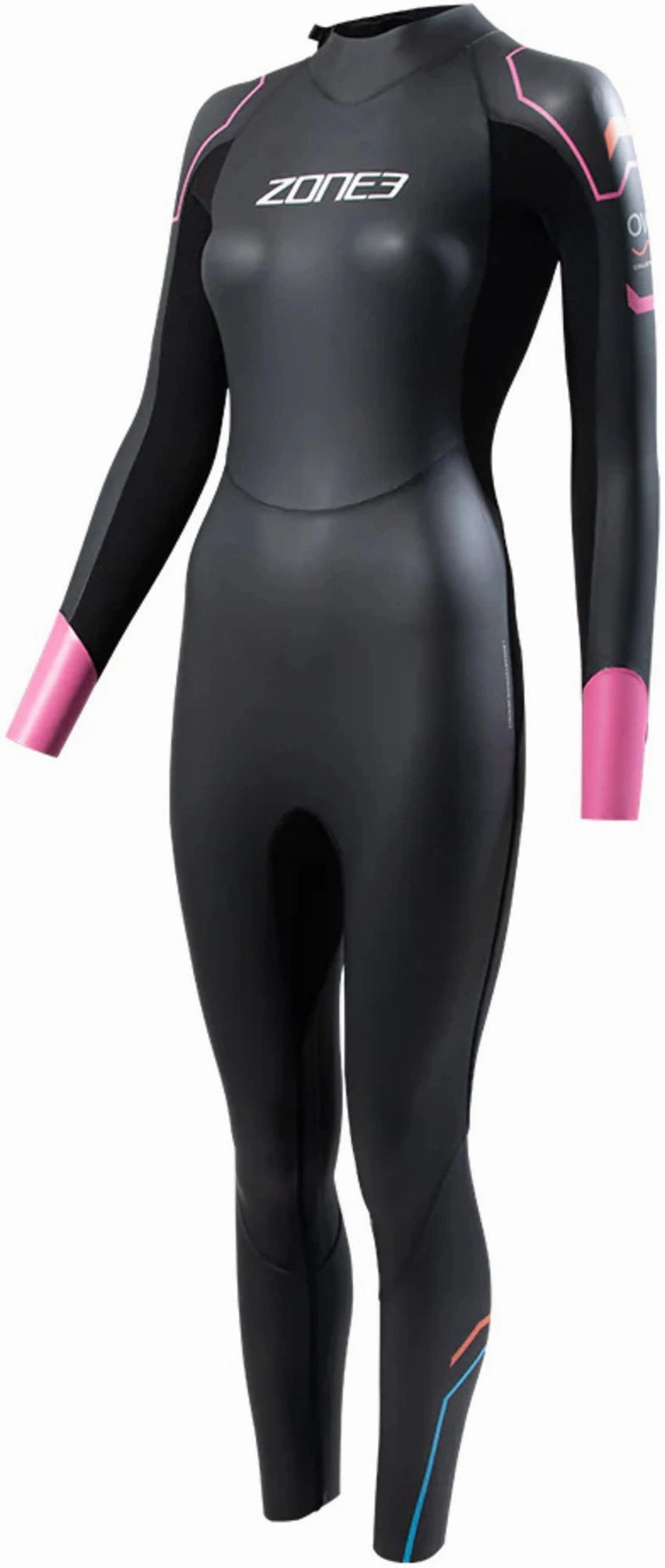 Zone3 Aspect Breaststroke Womens Wetsuit - Black Nature Glow EcoFriendlyTextile