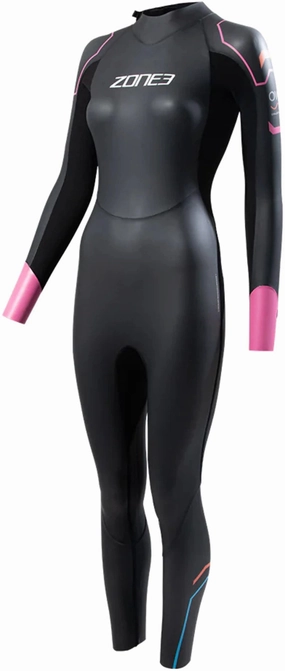 Zone3 Aspect Breaststroke Womens Wetsuit - Black Love Glow