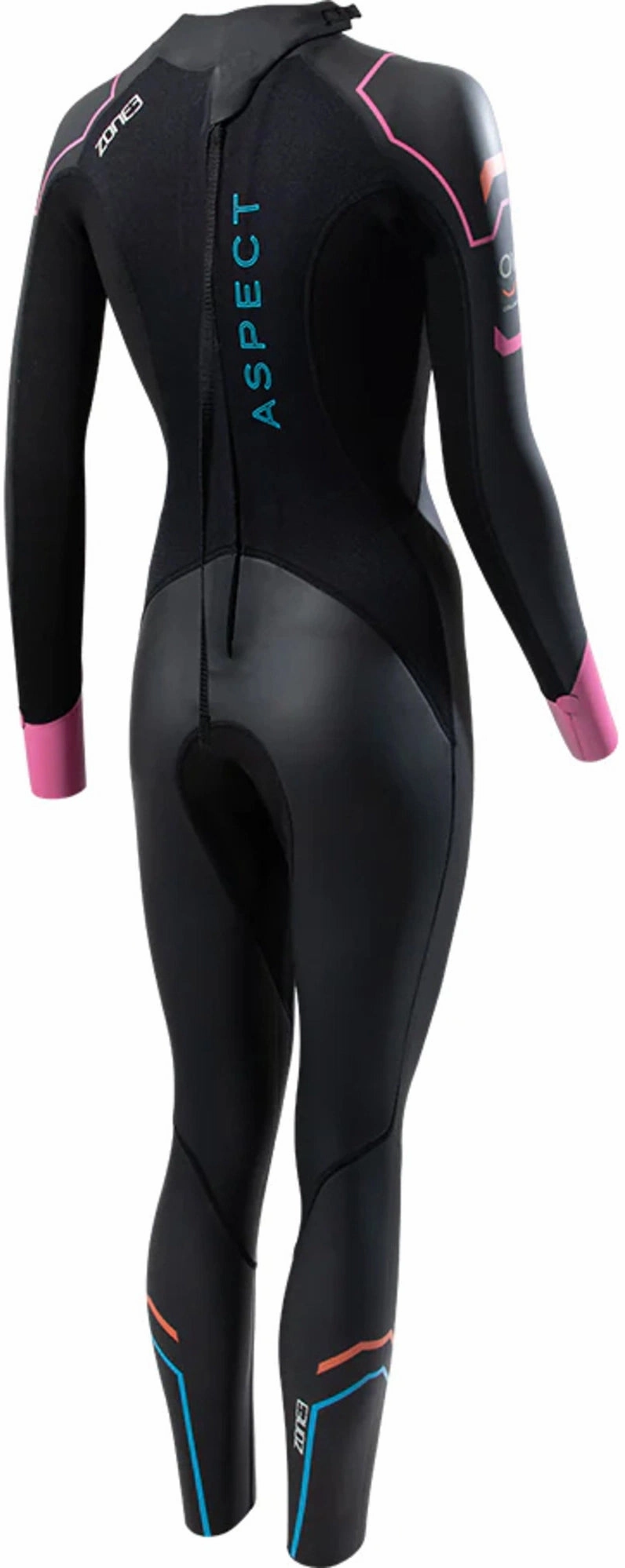 Garden Ease Saga Fit Zone3 Aspect Breaststroke Womens Wetsuit - Black