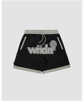 FadeResistant Cool Glow WNDRR Offcut Court Short (Black/Grey)