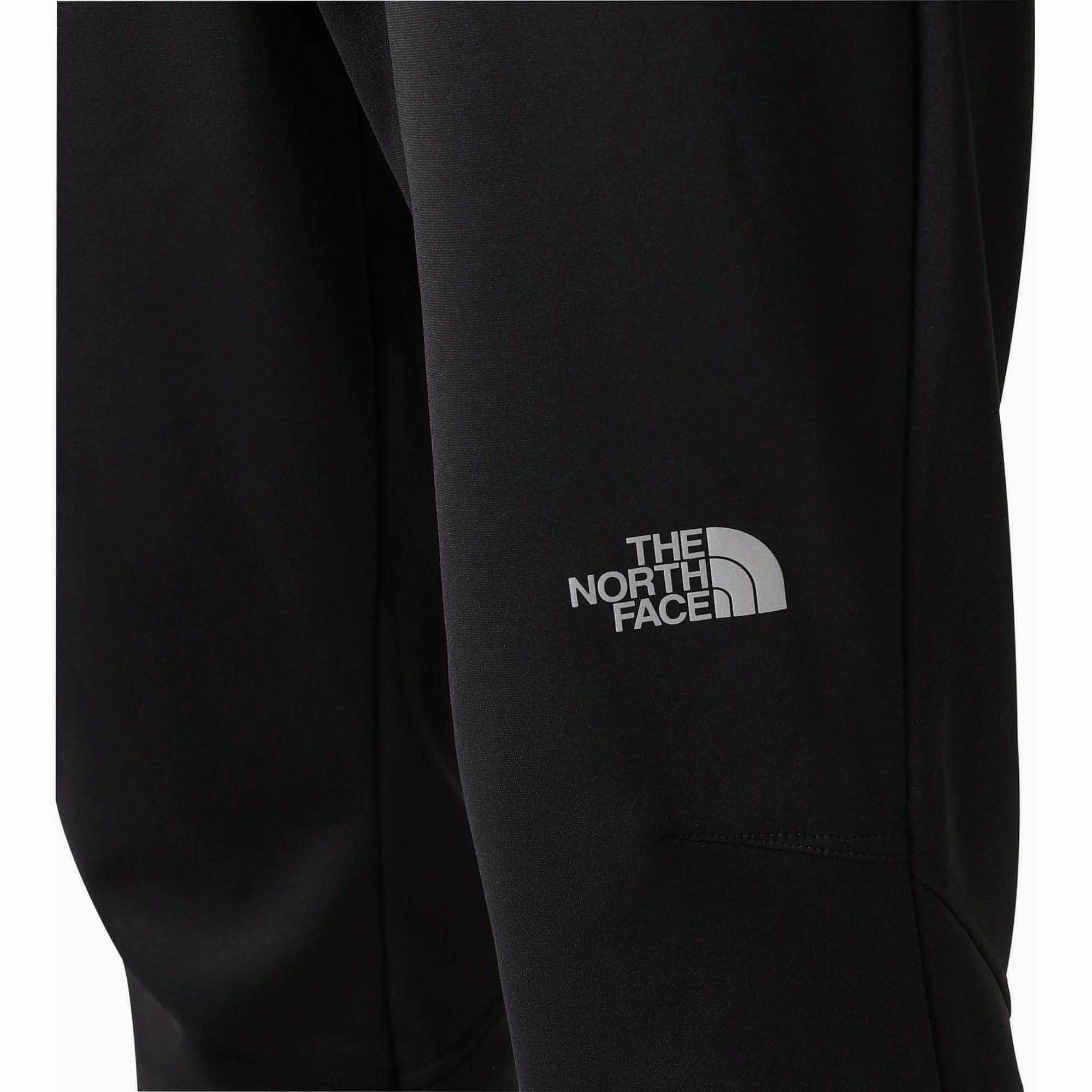 The North Face Fleece Mens Running Joggers - Black Non Irritating Seams Bold Waistband