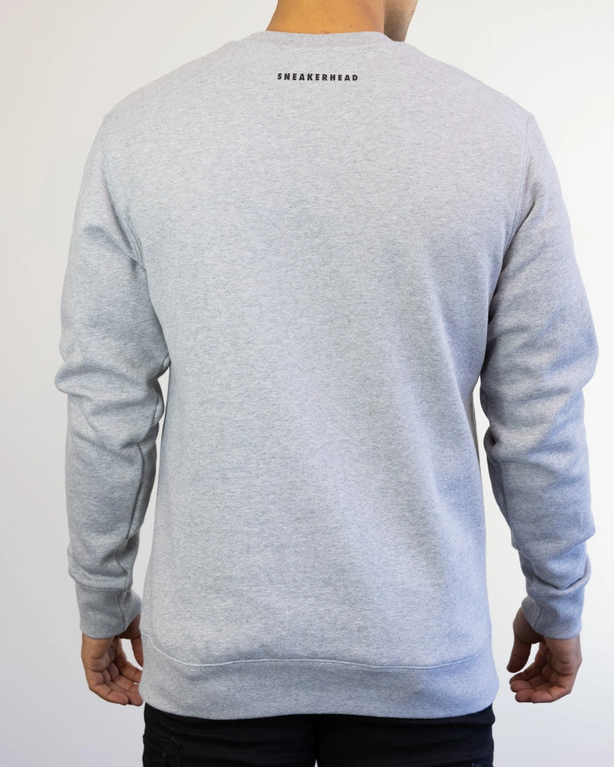 Strong Edge Sneakerhead Geo Crew Sweater (Grey Marle)