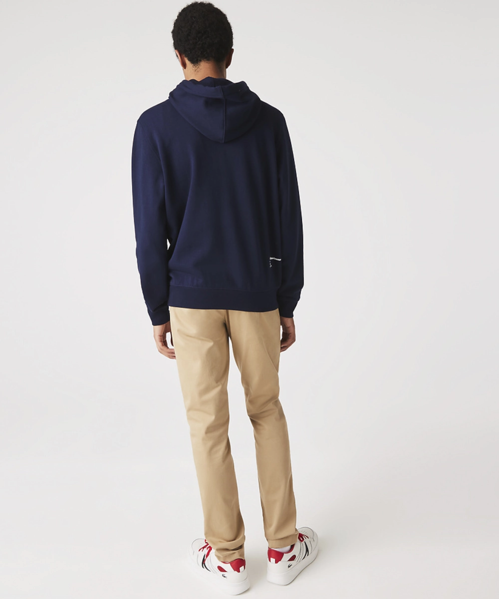 ElasticBinding Lacoste Soft Branding Hoodie (Navy)