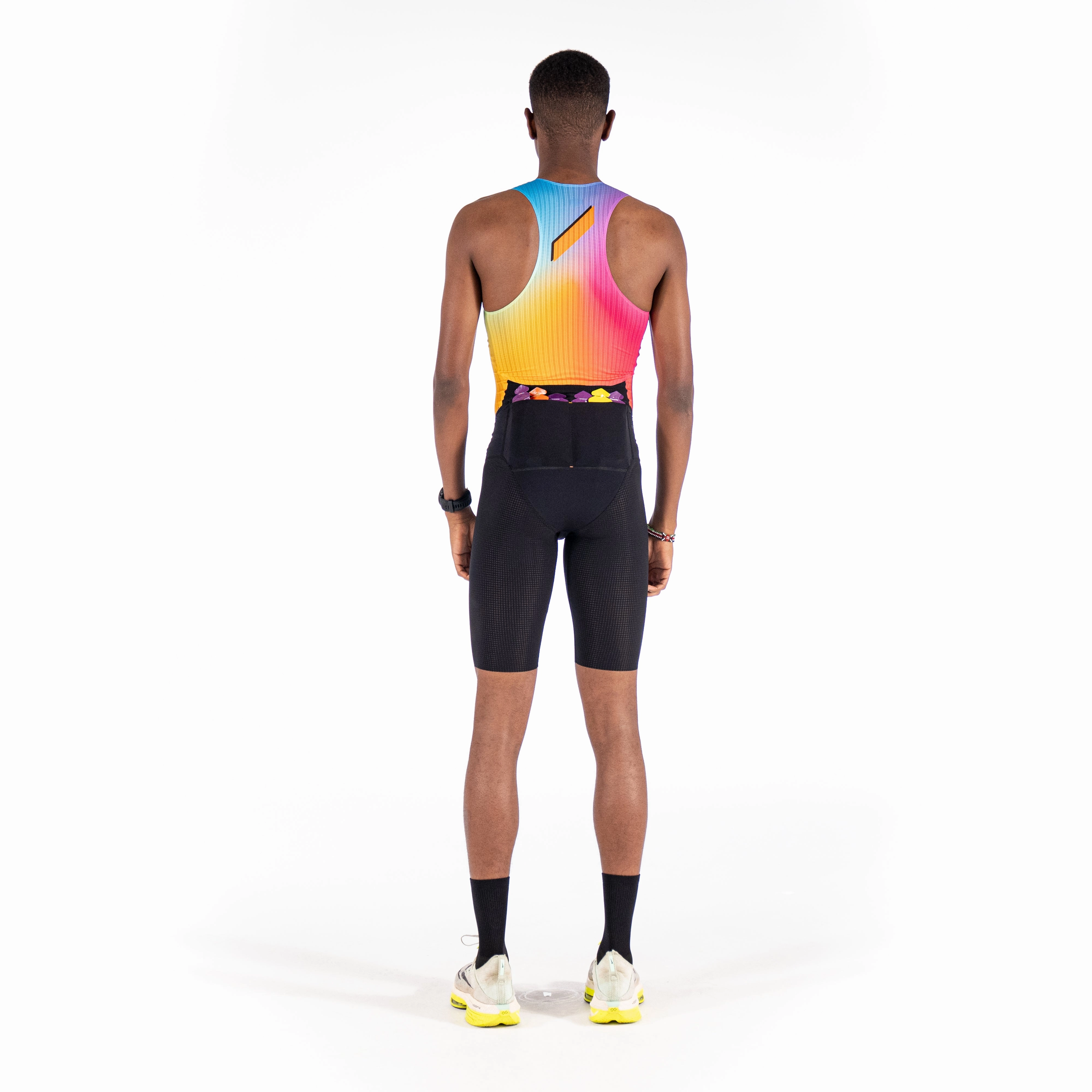 QuickDrying Soar Men's Marathon Speedsuit Black