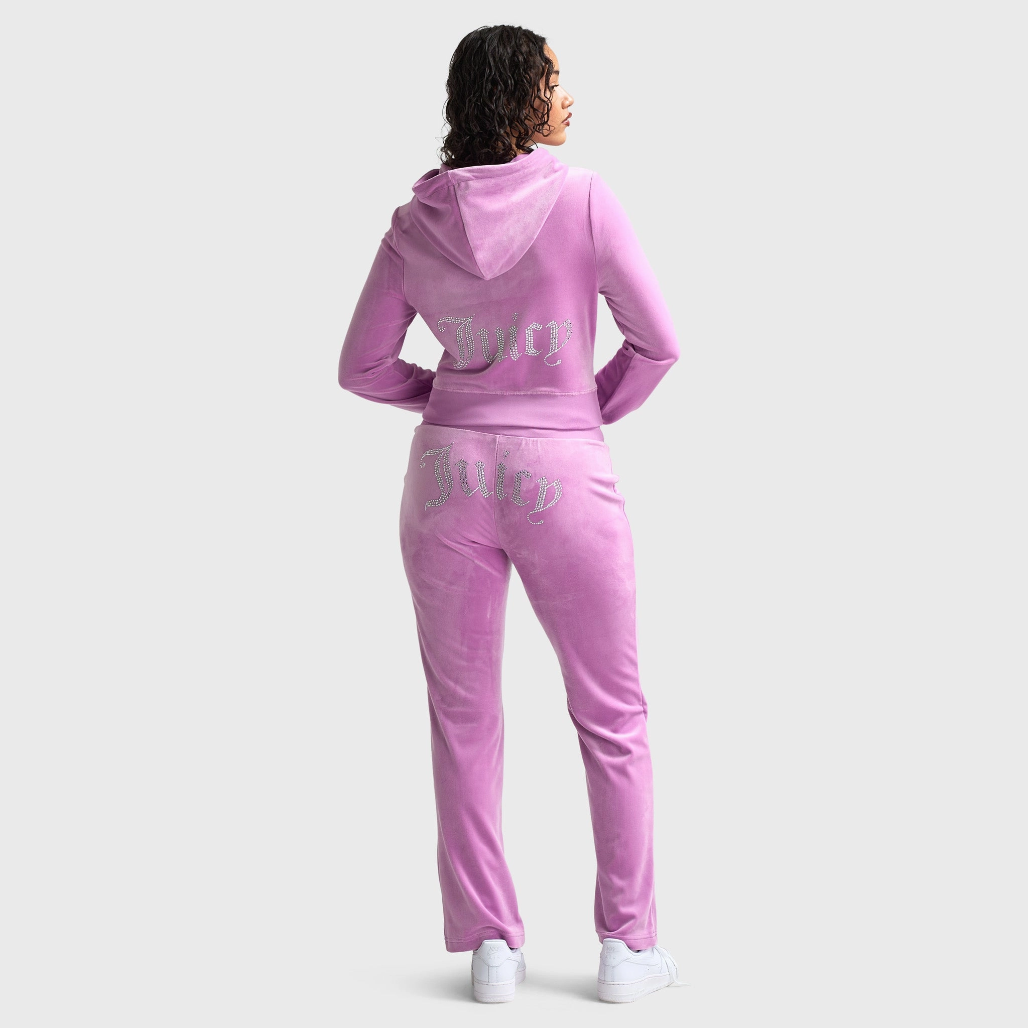beach shorts Juicy Couture Women's Classic Hoodie / Violet Tulle