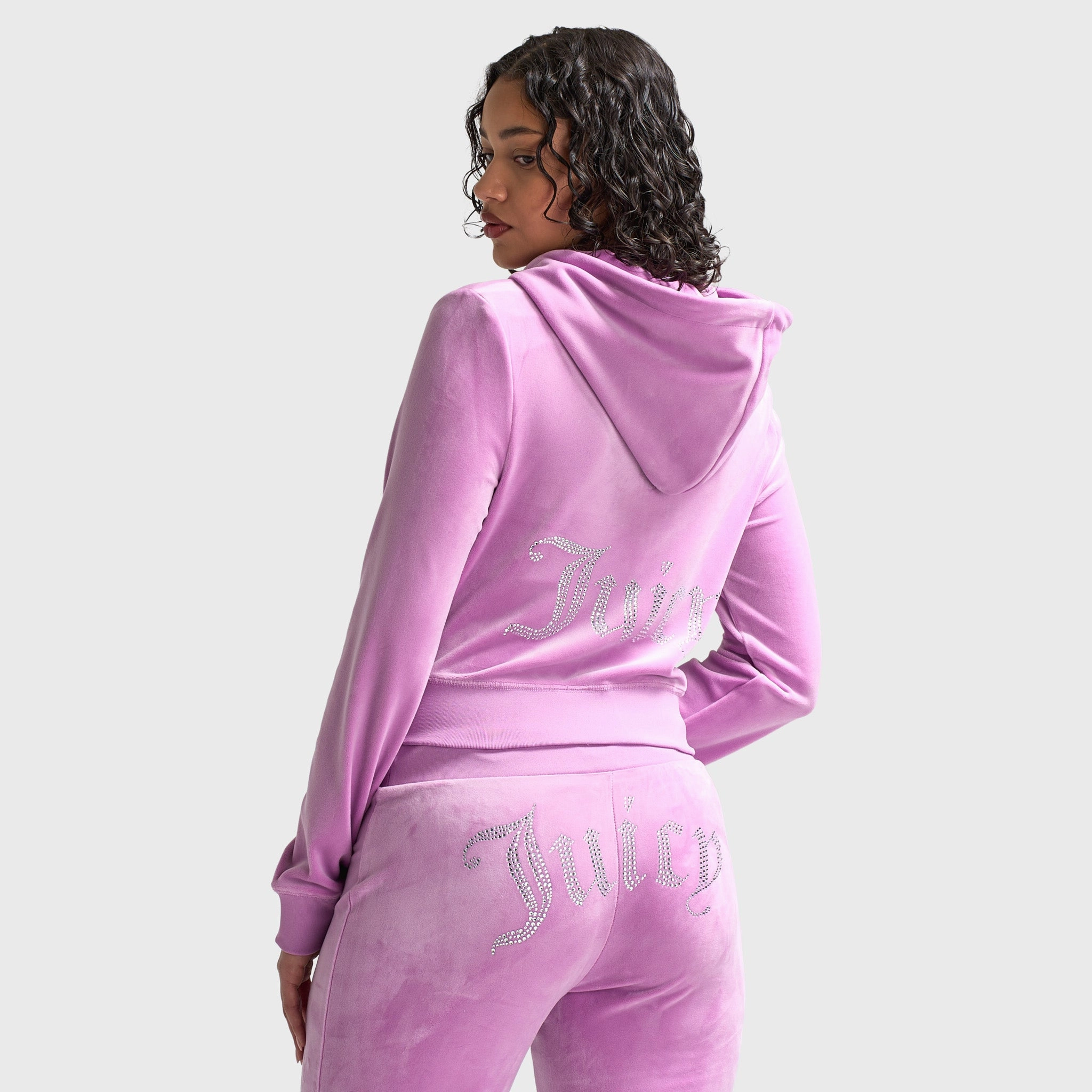 Flats Color Variety Juicy Couture Women's Classic Hoodie / Violet Tulle
