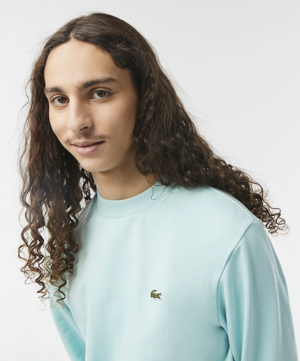 Lacoste Essential NB Crew Neck Sweater (Pastille Mint) All weather Crystal Soul