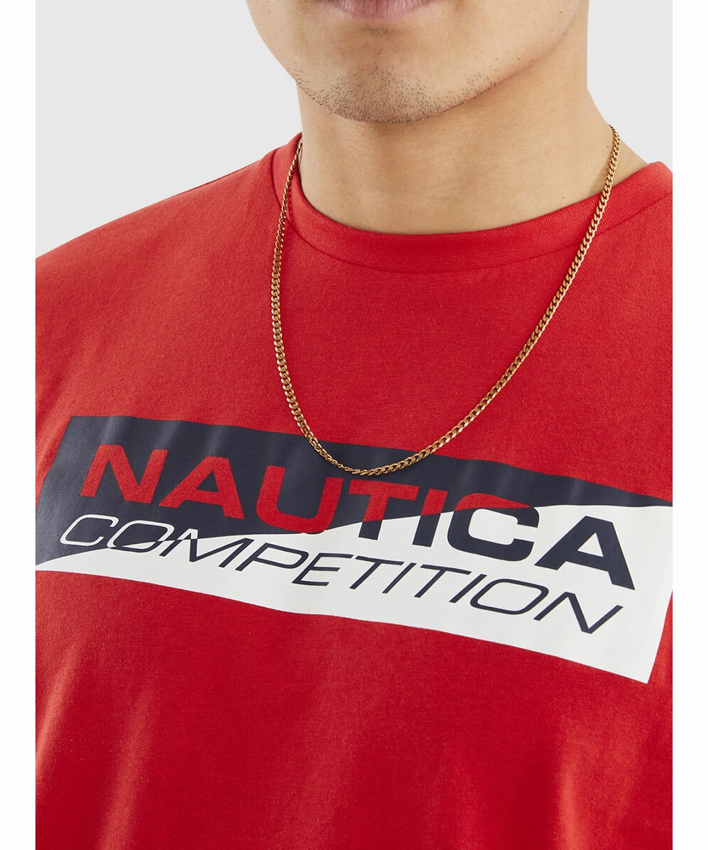 Nautica Competition Baffin Tee (True Red) Mom Soft
