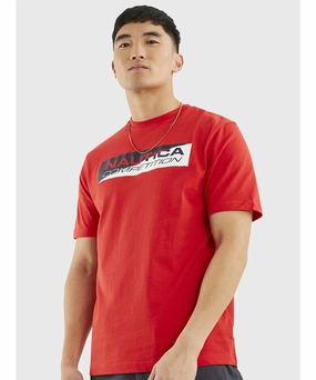 Nautica Competition Baffin Tee (True Red) Rustic Ease Travel Core