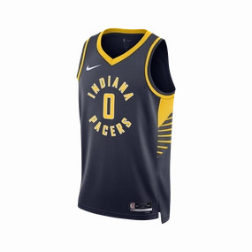 Enhanced Breathability Nike Dri-FIT NBA Icon Edition Swingman Jersey - Tyrese Haliburton Indiana Pacers