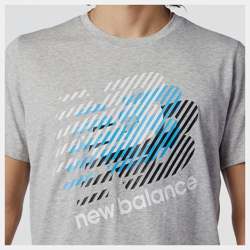 Men's Graphic Heathertech T-Shirt - Athletic Grey Heather Formal Shirt