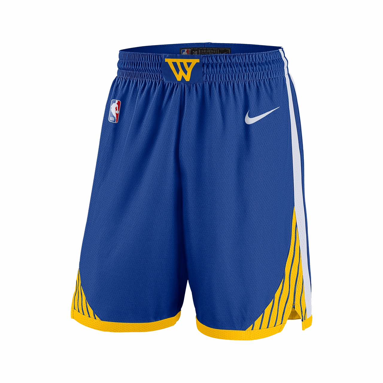 semi-formal look Wide-leg cut Nike NBA Icon Edition Swingman Shorts - Golden State Warriors