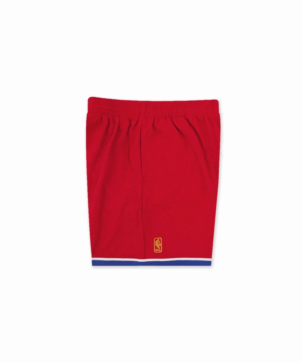 Cool Nylon Washington Bullets 1996 NBA Swingman Shorts by Mitchell & Ness