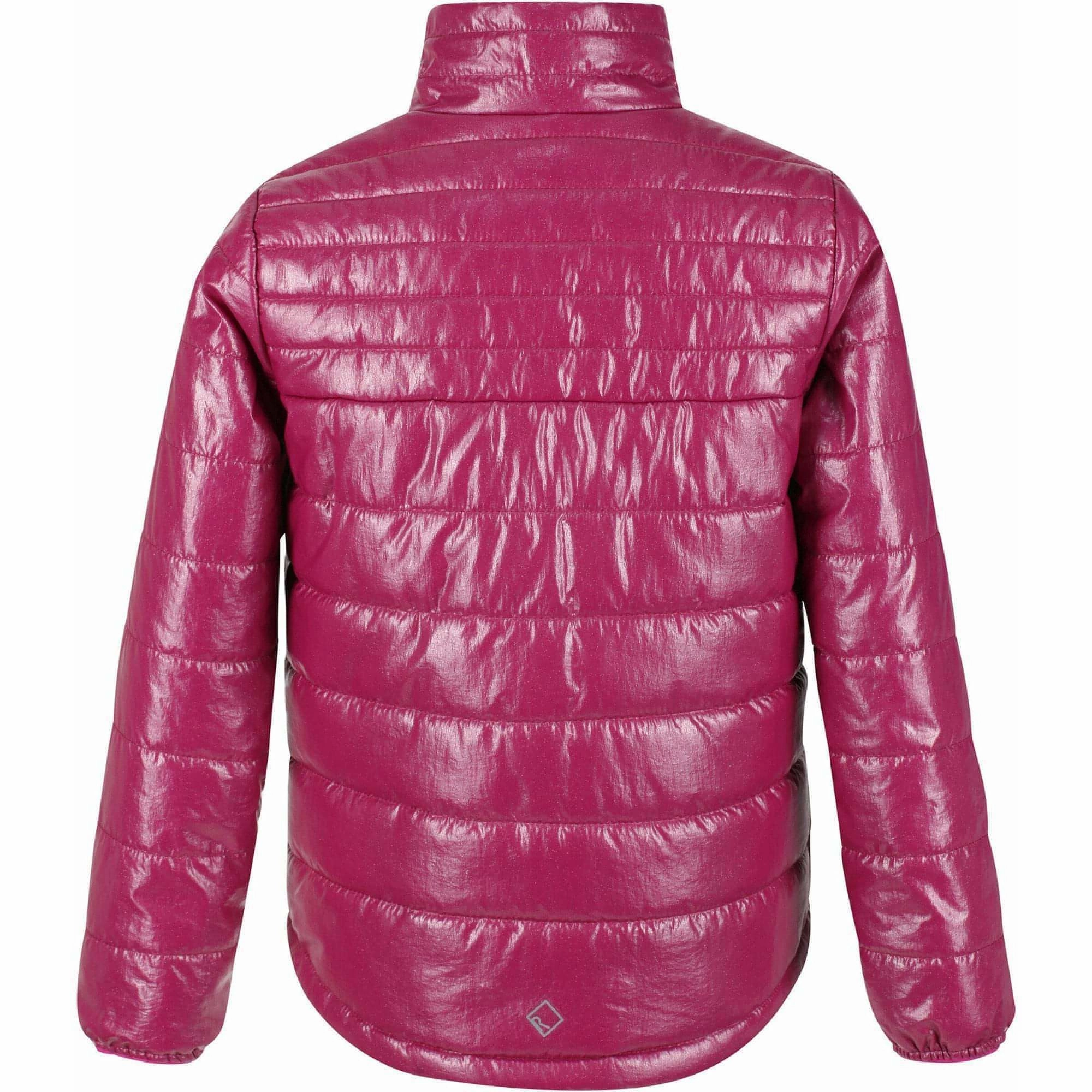 Regatta Freezeway III Junior Insulated Jacket - Pink Flexible Side Gussets Airtight Fasteners