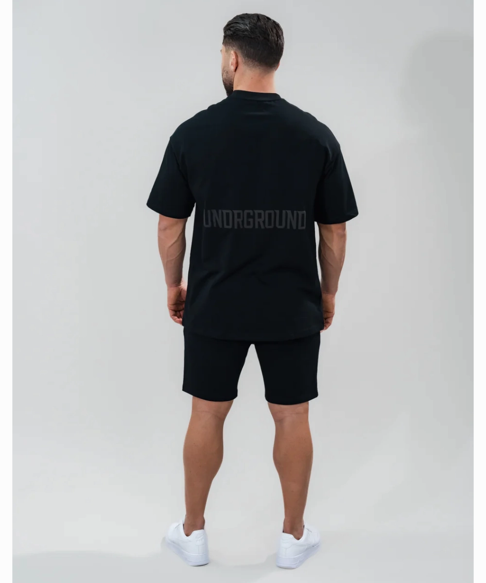 OdorResistant Earth Fit UNDRGROUND Relaxed Fit Tee (Jet Black)