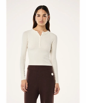 NonChafingEdges PrecisionTailoring P.E Nation Prive Rib LS Tee (Whisper White)