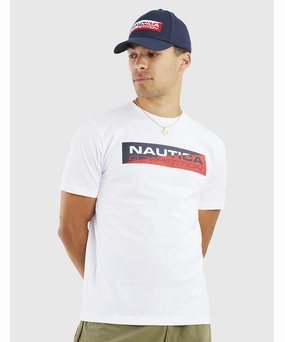 Spring Glow AntibacterialMaterial Nautica Competition Baffin Tee (White)