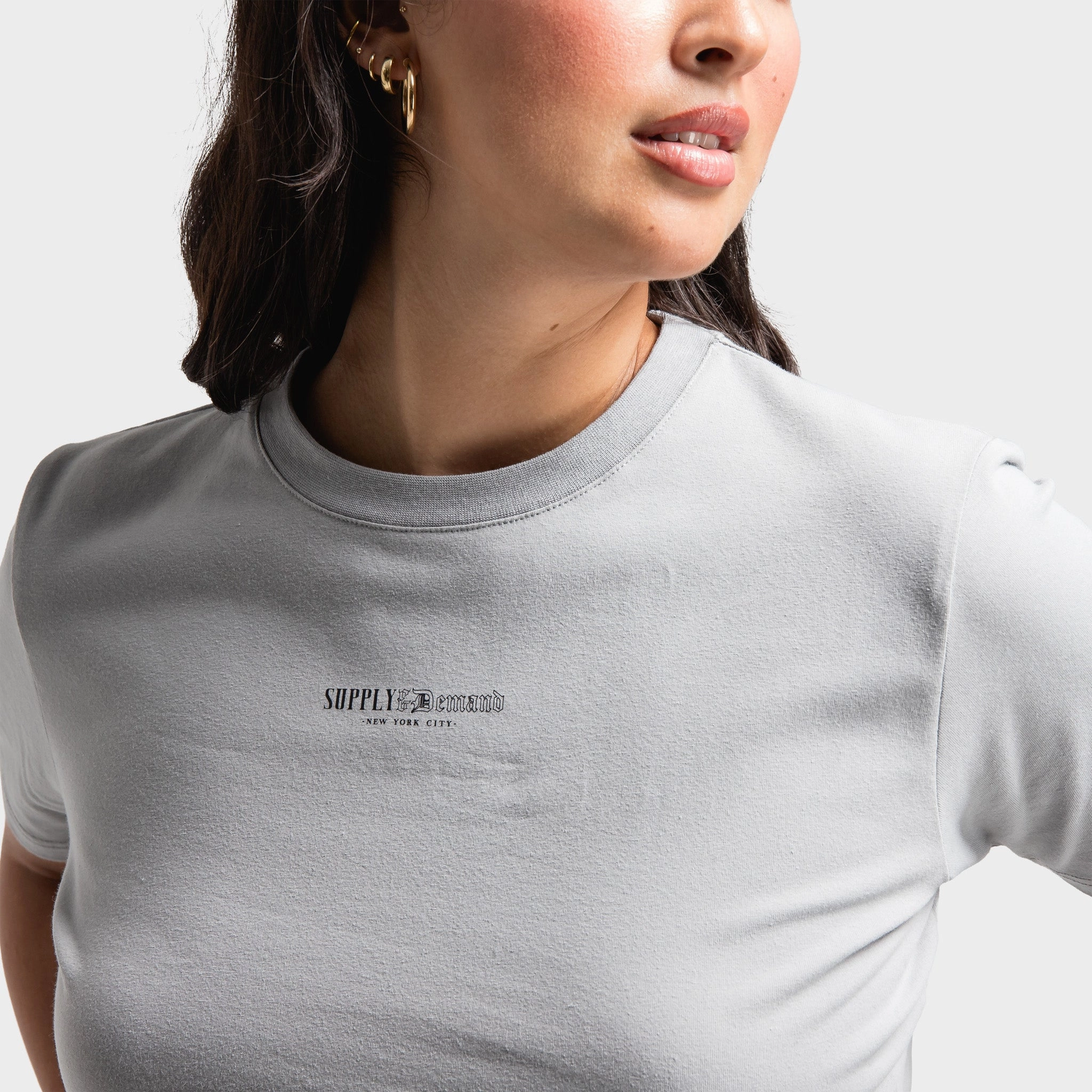 athletic style Supply & Demand Women's Strike T-Shirt / Grey