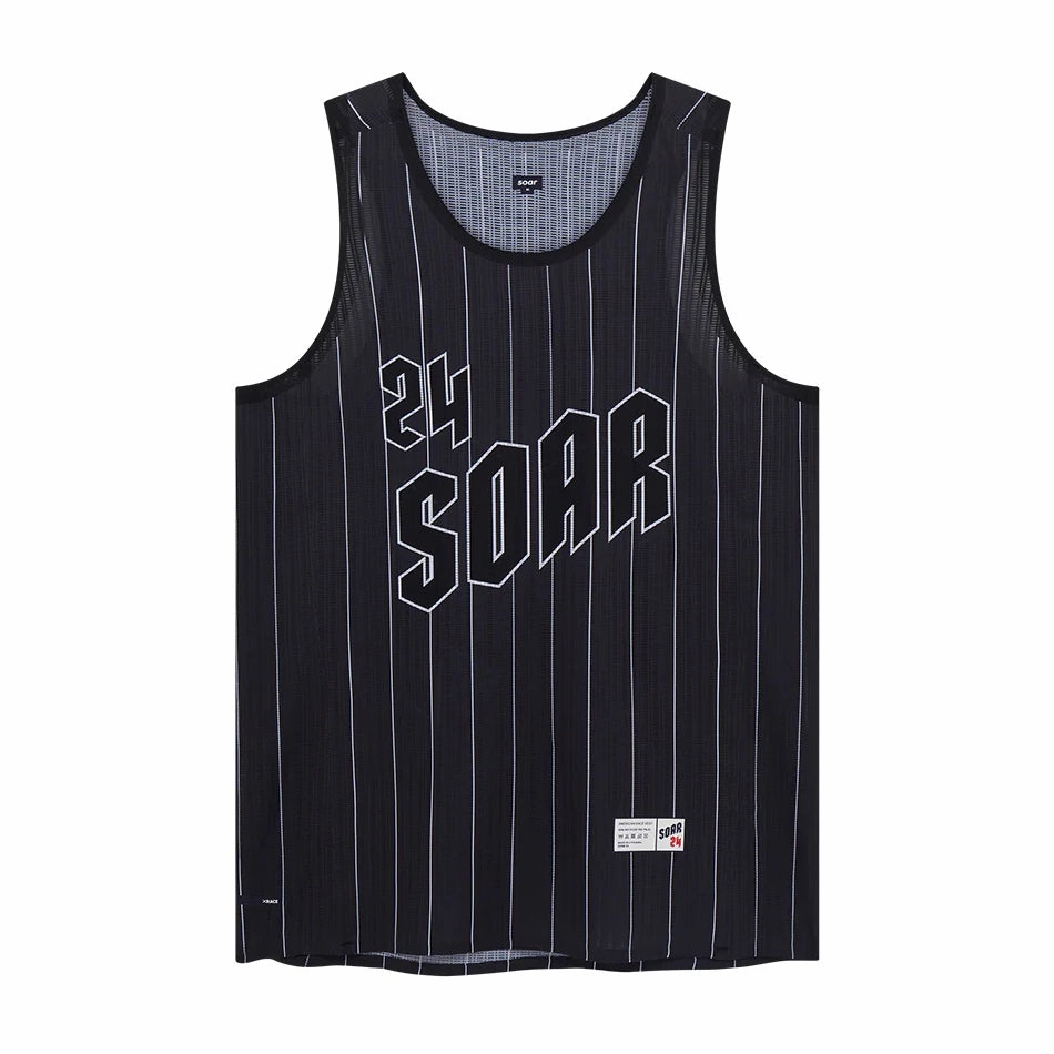 Soar Men's American Race Vest Charcoal / Black AbrasionResistant Material Ski Core