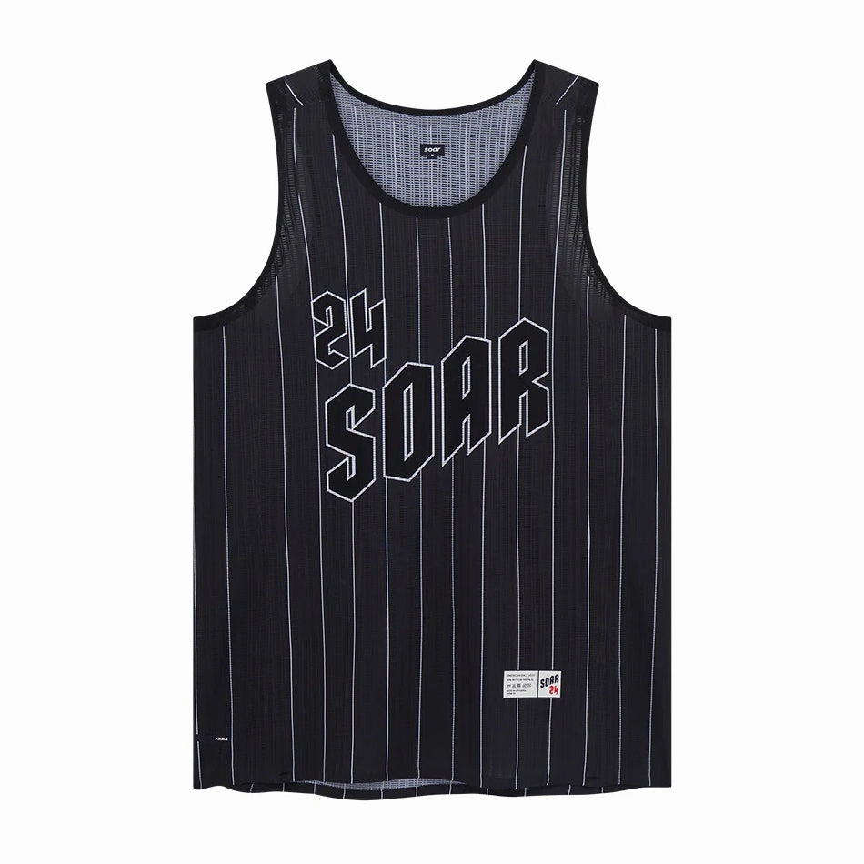 Soar Men's American Race Vest Charcoal / Black Sustain Glow