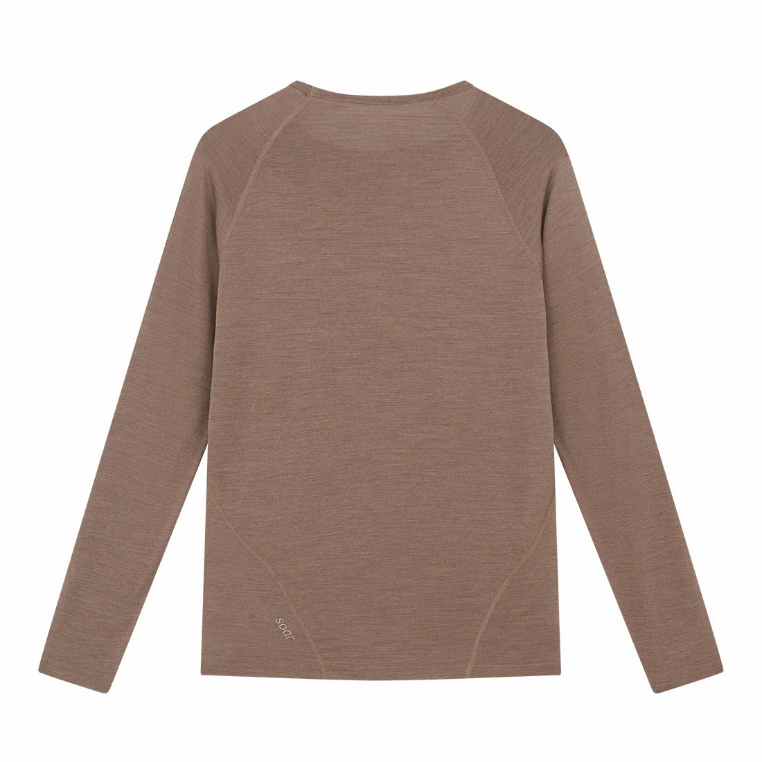 CompactKnit Soar Men's Merino Silk Base Layer Deep Taupe