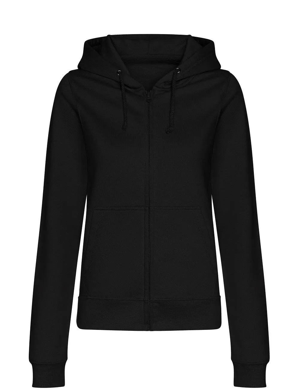 Women's College Zoodie | DEEP BLACK Regular Fit