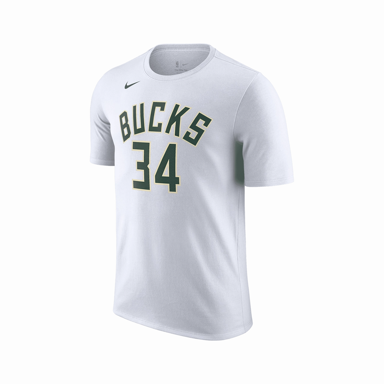 SustainableManufacturing Ribbed Neckline Nike NBA Giannis Antetokounmpo Milwaukee Bucks Association Edition Player Tee