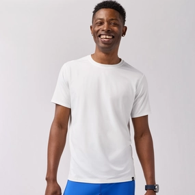 Brooks Men's Luxe Short Sleeve easygoing look MicroPiqueKnit