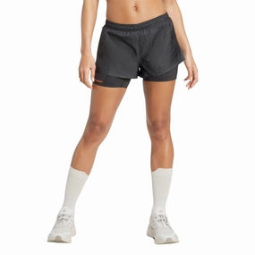 Women's Adi365 H.Koumori Running 2 in 1 Shorts Black Star Soul