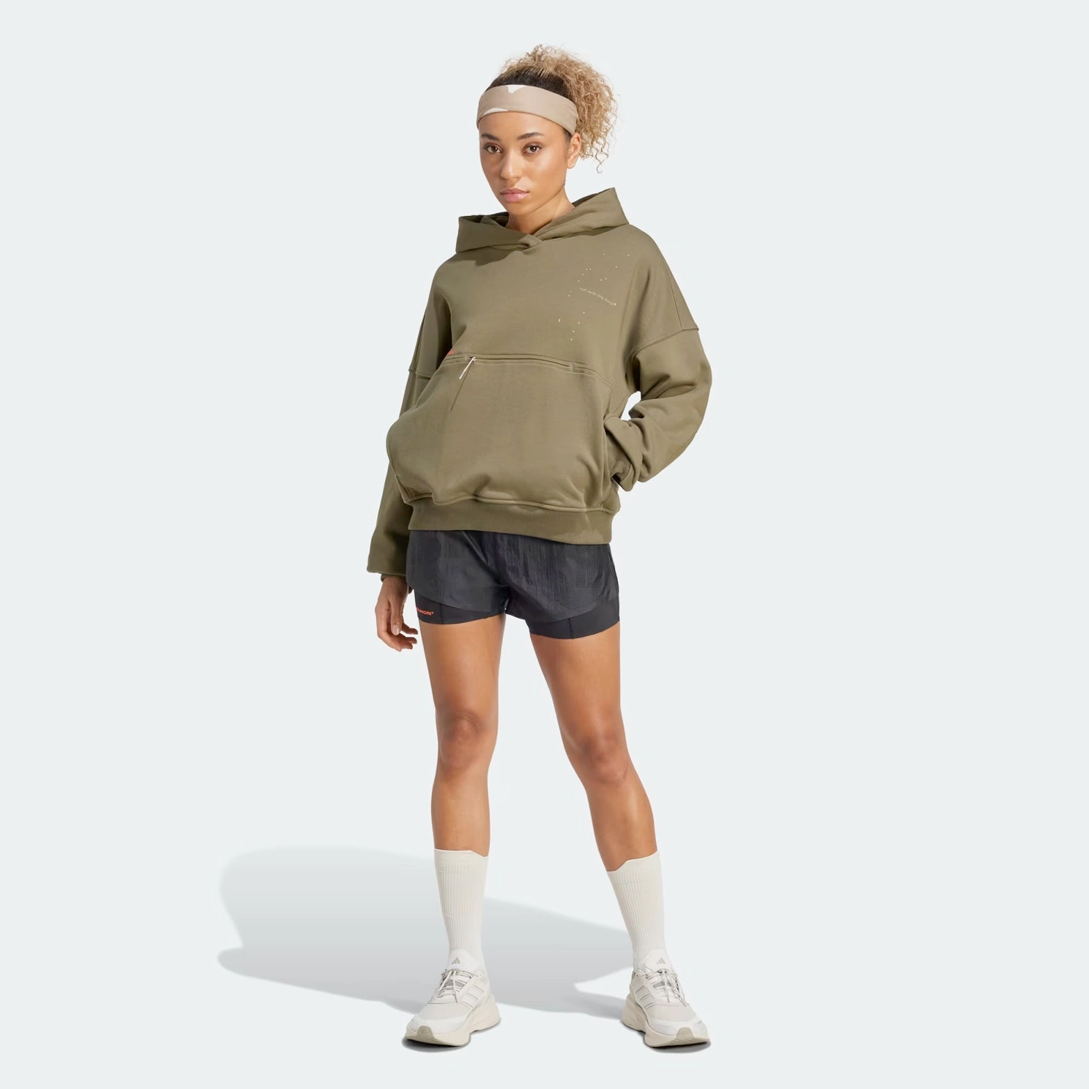 Joy Mood SustainableCertified Women's Adi365 H.Koumori Running 2 in 1 Shorts Black