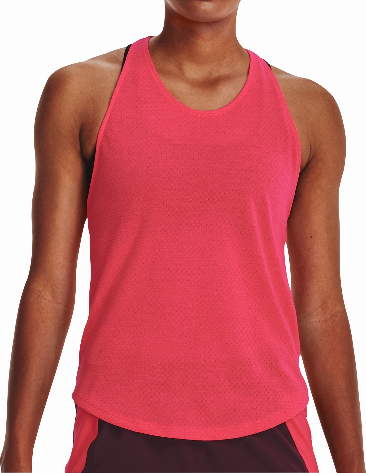 Under Armour Streaker Womens Running Vest Tank Top - Pink thought