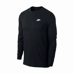 ReinforcedStitching Dance Light Nike Sportswear Club Men's Long-Sleeve T-Shirt
