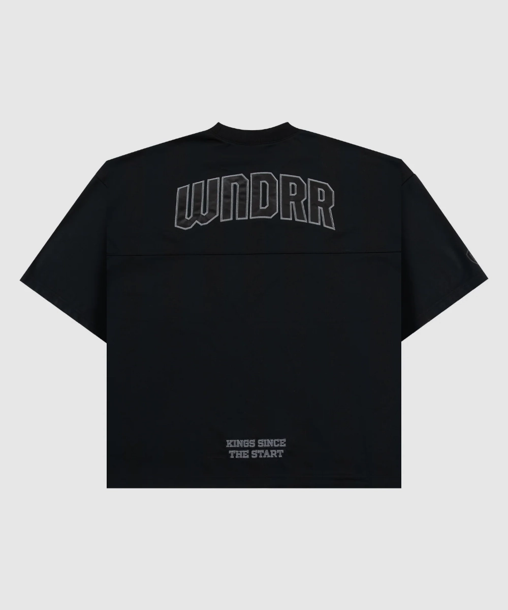 quick dry WNDRR Feud Quarterback Jersey (Black)