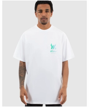 AntiSlip Grip AntibacterialMaterial WNDRR Vivid Custom Fit Tee (White)