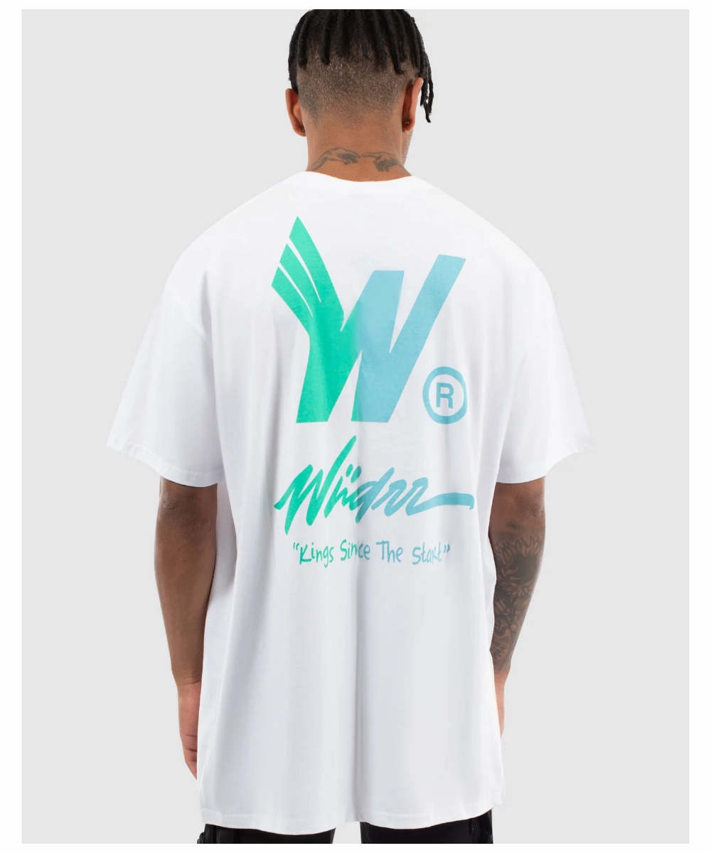 WNDRR Vivid Custom Fit Tee (White) Energy Flow hypoallergenic material