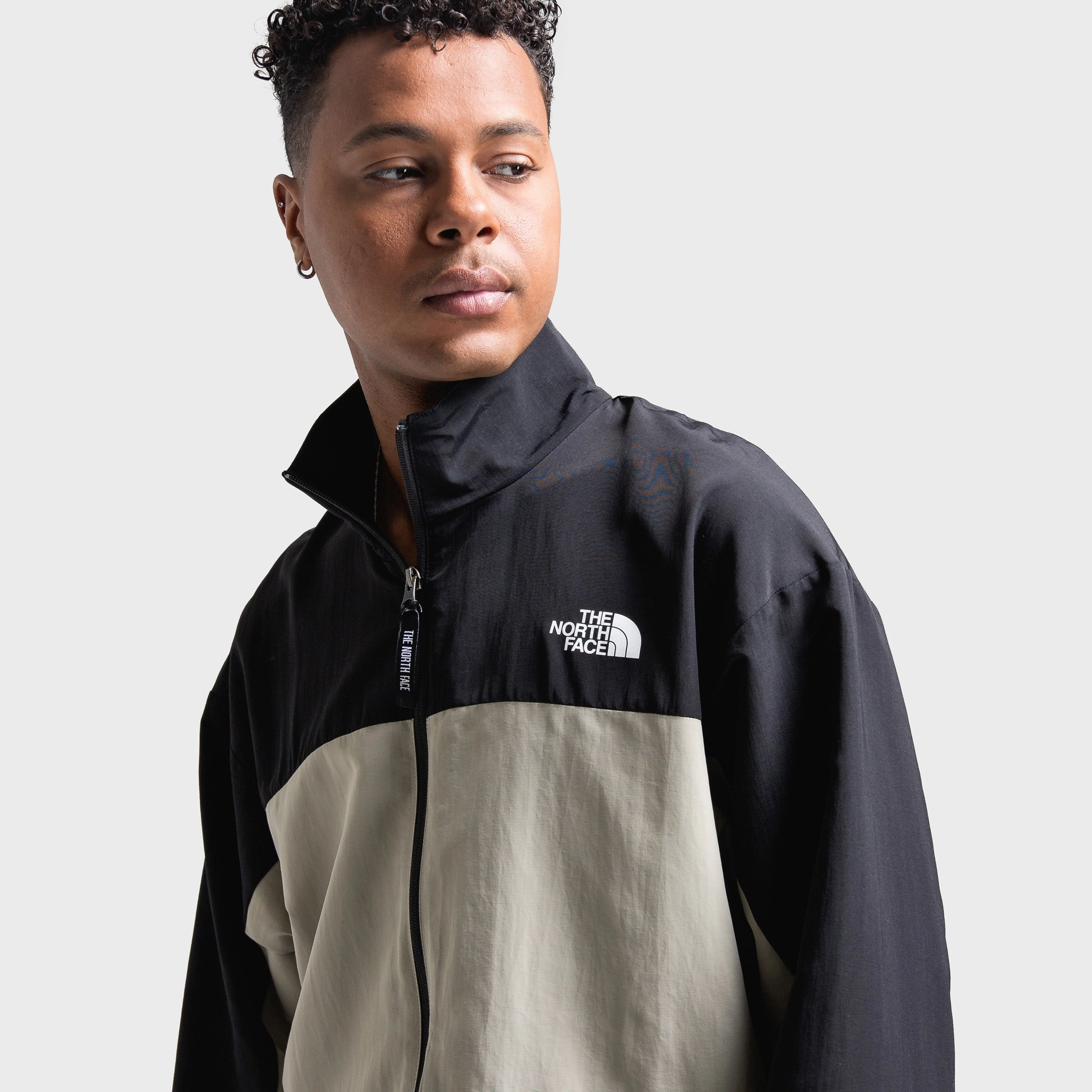 Four Way Stretch Chill Ready The North Face Himalayan Track Jacket Clay Grey / TNF Black