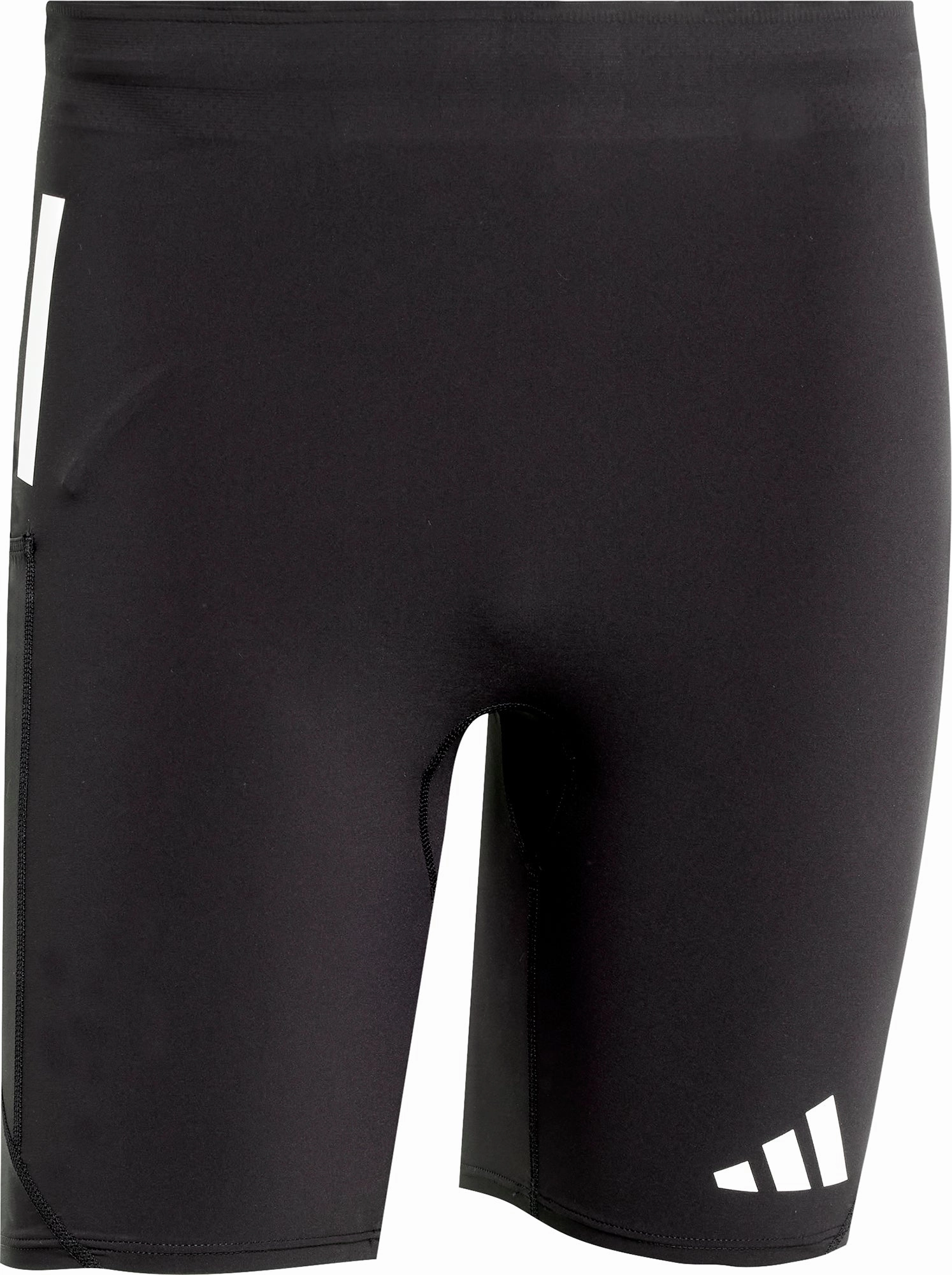 adidas Adizero Mens Short Running Tights - Black Workwear