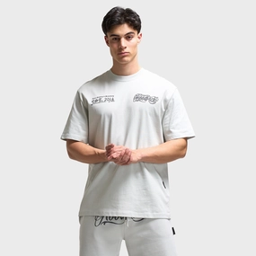 fresh water use Hoodrich Legacy Oversized Graphic T-Shirt Dawn Blue / Lava Smoke - Anthracite