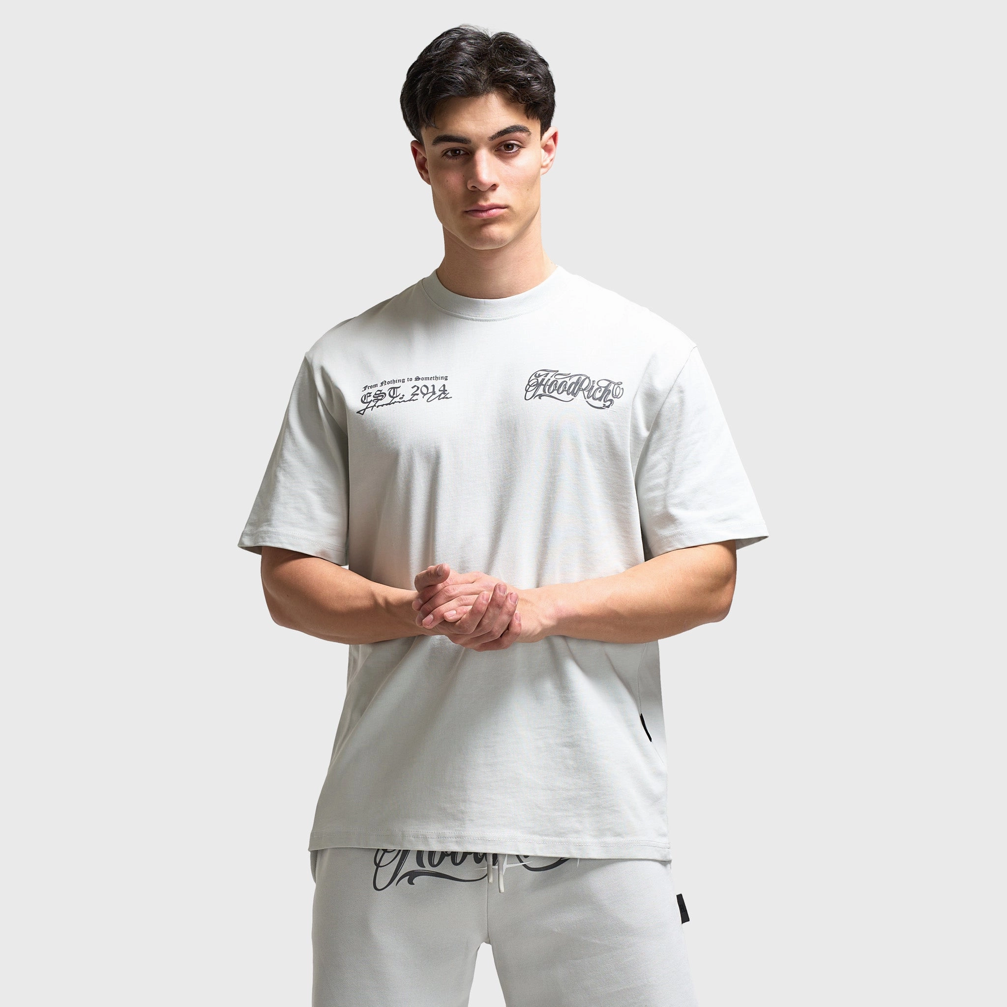 fresh water use Hoodrich Legacy Oversized Graphic T-Shirt Dawn Blue / Lava Smoke - Anthracite