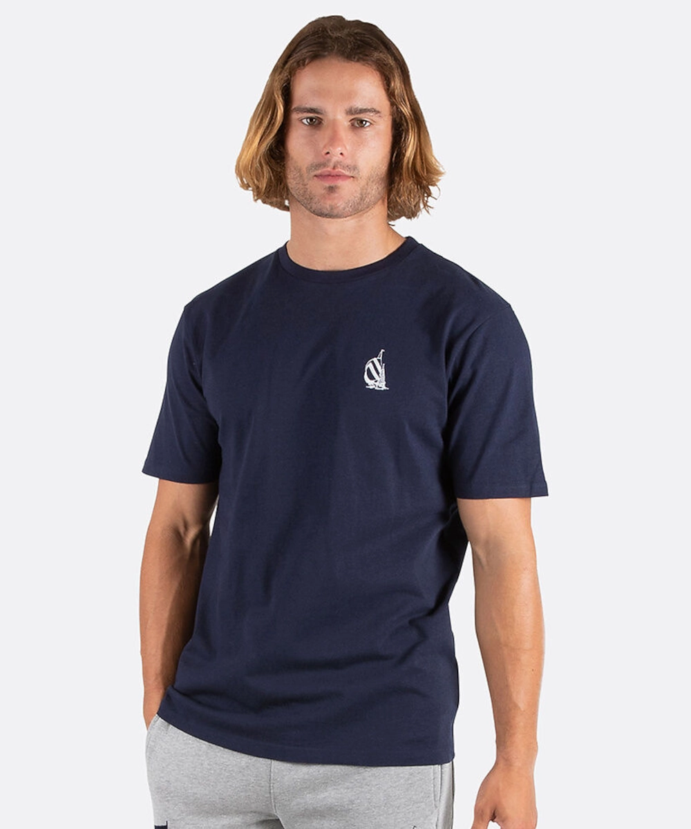 Nautica Beeston Tee (Dark Navy) Teen Fresh Soft Flow