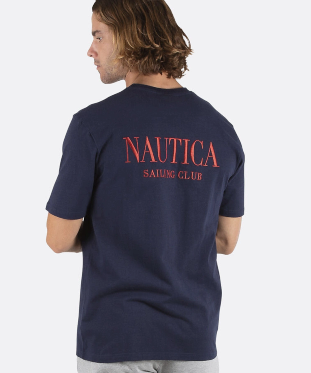 Nautica Beeston Tee (Dark Navy) WrinkleFree Material