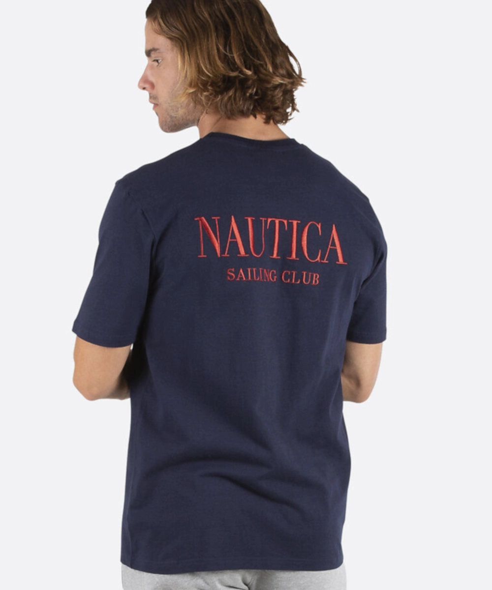 Nautica Beeston Tee (Dark Navy) Hidden pockets Halo Glow