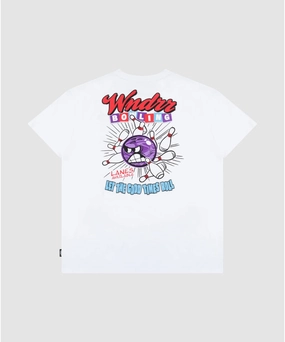 SplitHemDesign WNDRR Bowling Box Fit Tee (White)